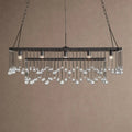 Aubrey Rectangular Chandelier 47''60'' - 47‘’BronzeBlushlighting