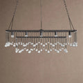 Aubrey Rectangular Chandelier 47''60'' - 60‘’BrassBlushlighting
