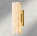 Audubon Alabaster Double Sconce-Jecanoli