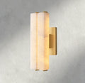 Audubon Alabaster Double Sconce-Jecanoli