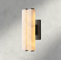 Audubon Alabaster Double Sconce-Jecanoli