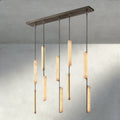 Audubon Alabaster Linear Chandelier 54
