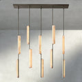 Audubon Alabaster Linear Chandelier 54