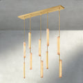 Audubon Alabaster Linear Chandelier 54