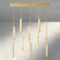 Audubon Alabaster Linear Chandelier 54