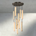 Audubon Alabaster Round Chandelier 24