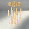 Audubon Alabaster Round Chandelier 24