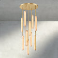 Audubon Alabaster Round Chandelier 24