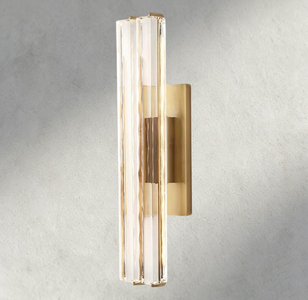 Audubon Crystal Double Sconce-Jecanoli