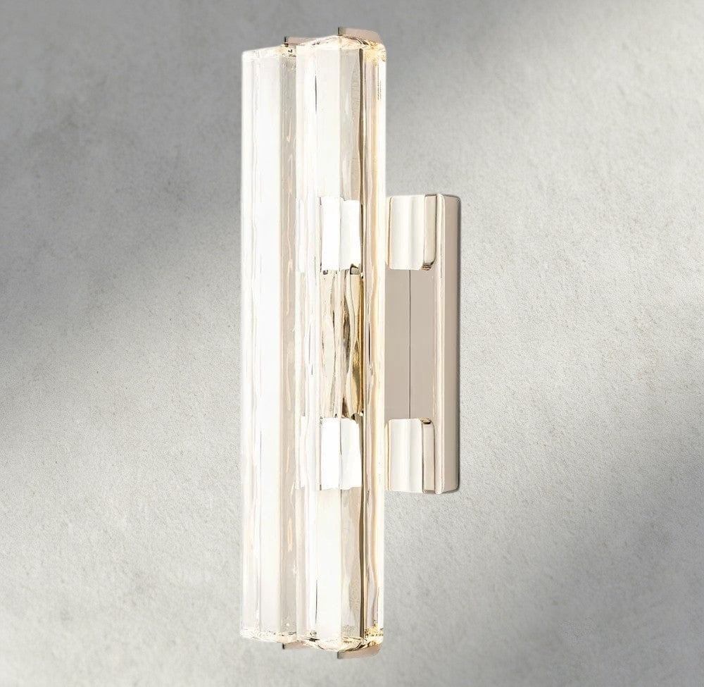 Audubon Crystal Double Sconce-Jecanoli
