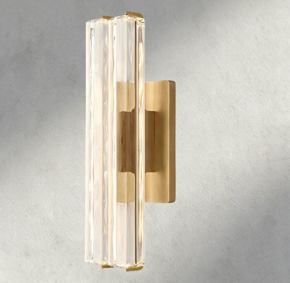 Audubon Crystal Double Sconce-Jecanoli