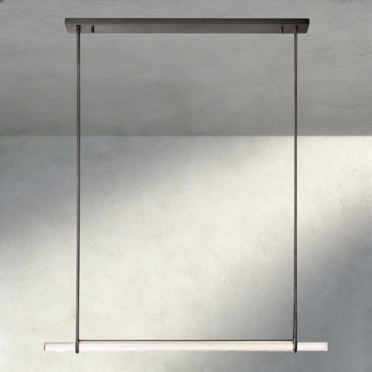 Audubon Crystal Linear Single Bar Chandelier-Jecanoli