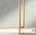 Audubon Crystal Linear Single Bar Chandelier-Jecanoli
