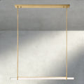 Audubon Crystal Linear Single Bar Chandelier-Jecanoli