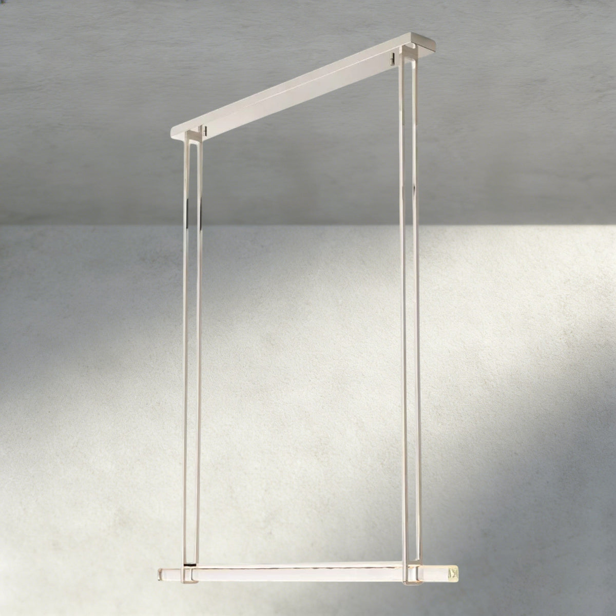 Audubon Crystal Linear Single Bar Chandelier-Jecanoli