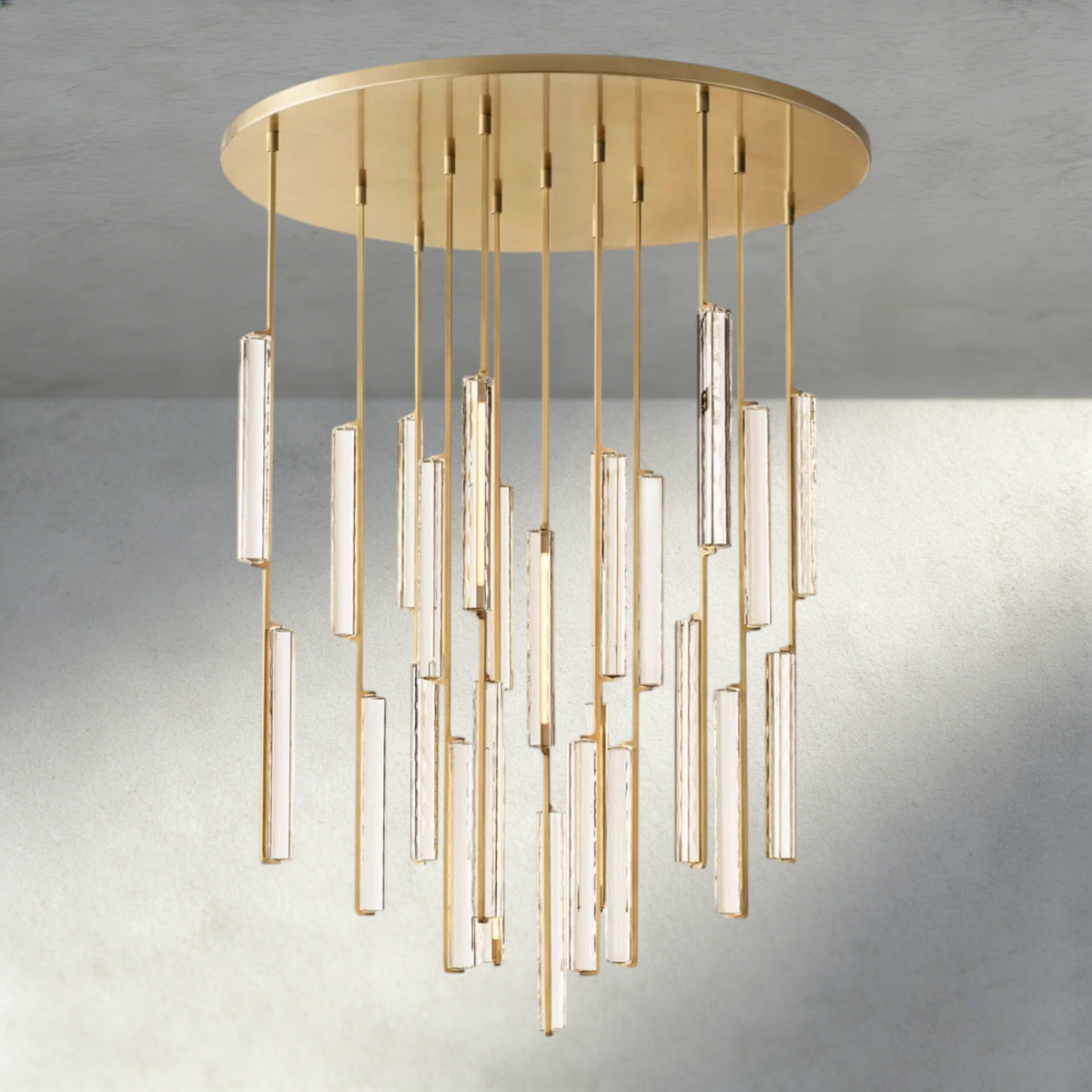 Audubon Crystal Round Chandelier 24", 40", 56"-Jecanoli
