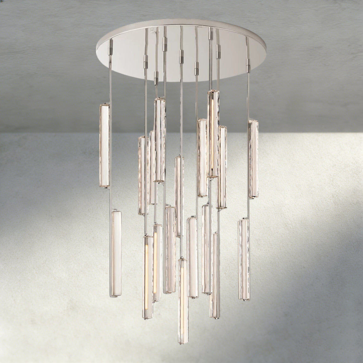 Audubon Crystal Round Chandelier 24", 40", 56"-Jecanoli