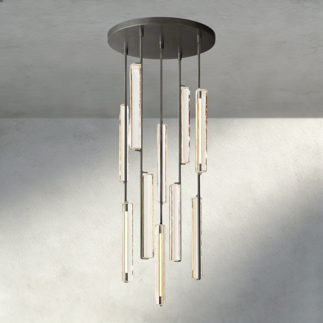 Audubon Crystal Round Chandelier 24", 40", 56"-Jecanoli