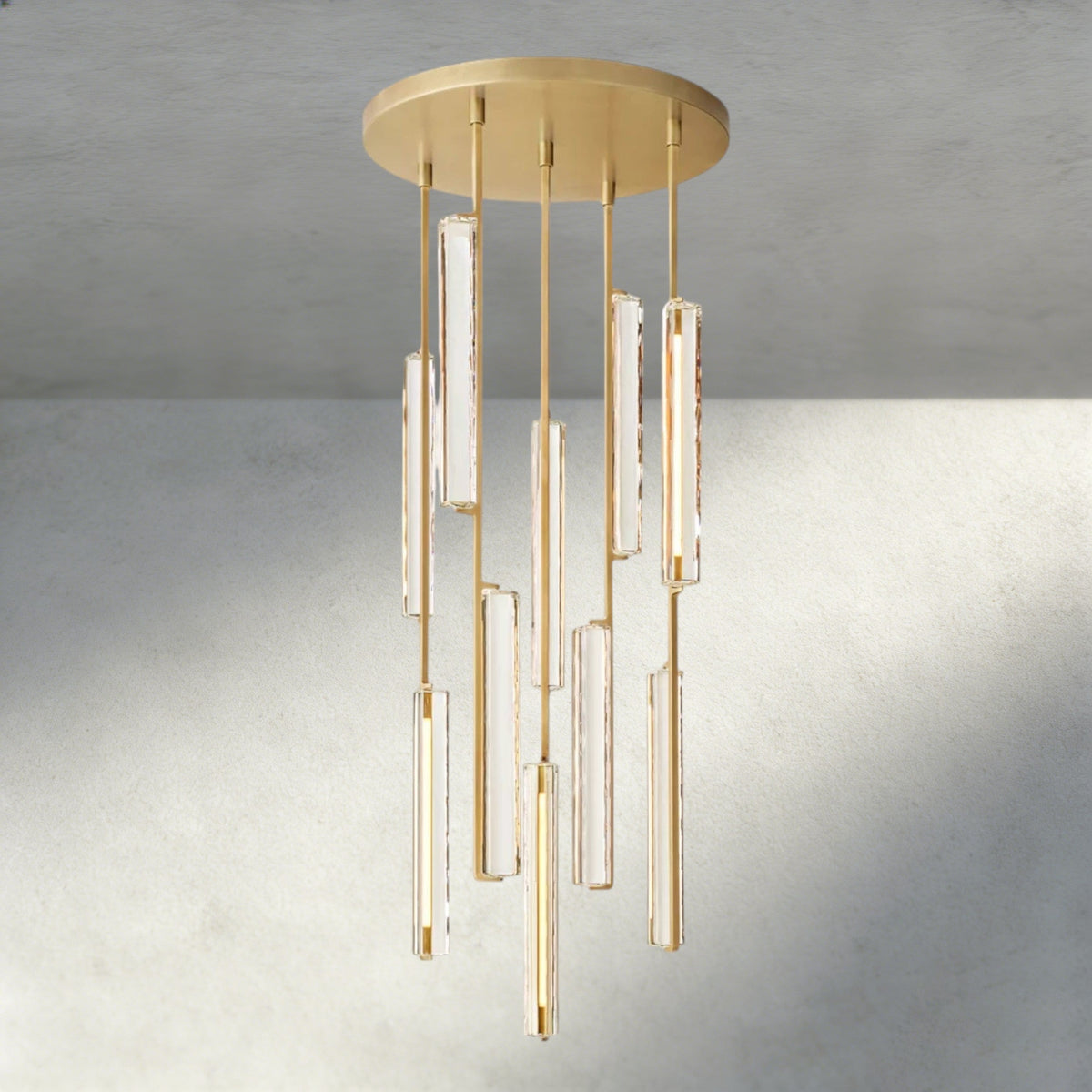 Audubon Crystal Round Chandelier 24", 40", 56"-Jecanoli