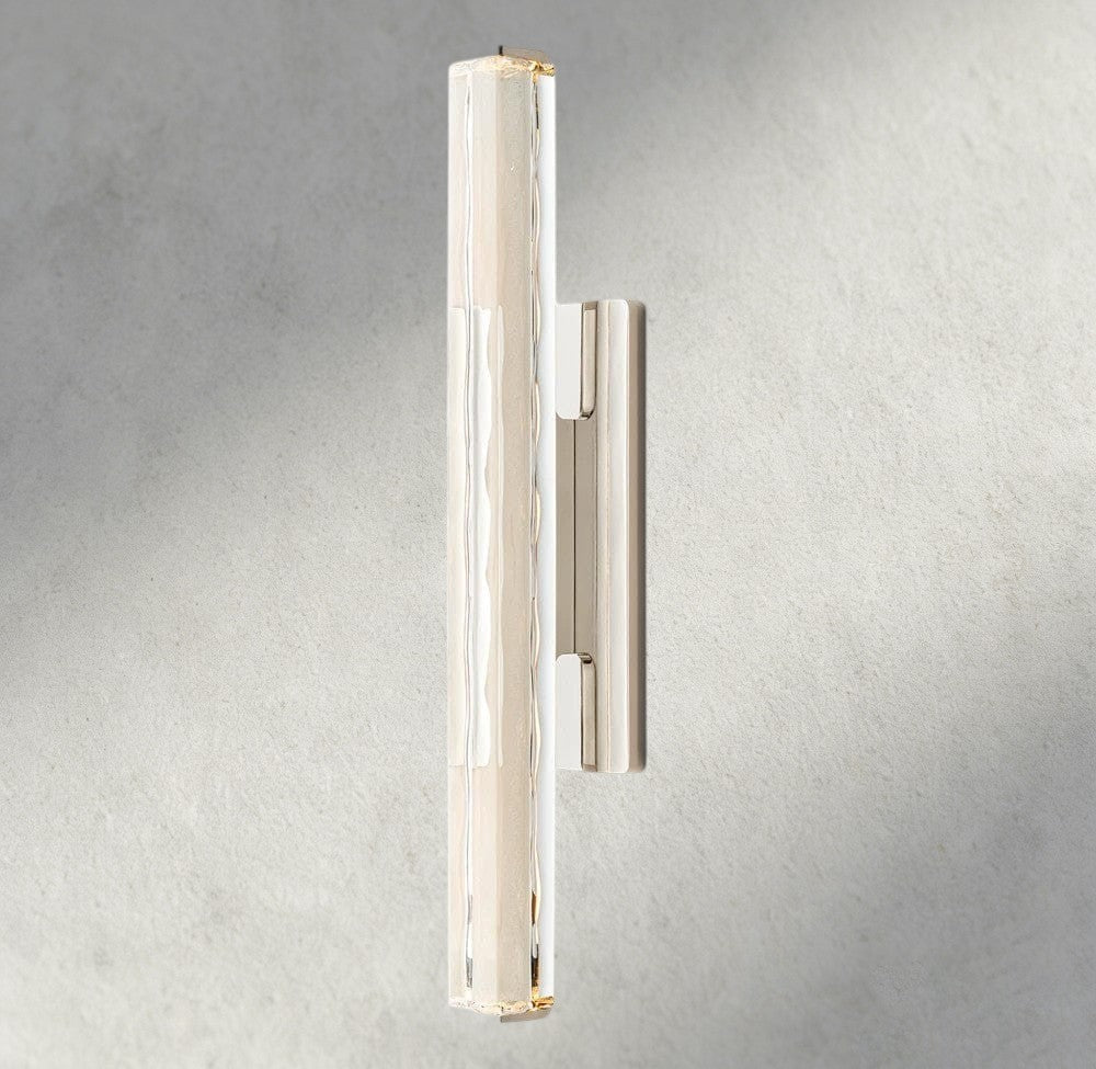 Audubon Crystal Single Sconce-Jecanoli