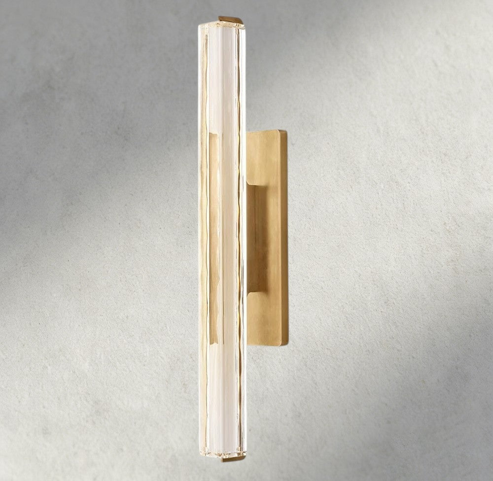 Audubon Crystal Single Sconce-Jecanoli