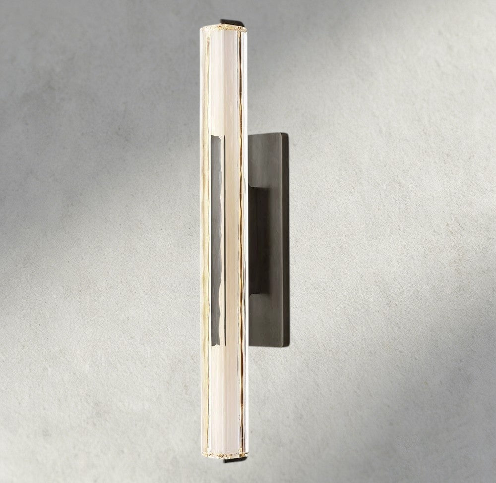 Audubon Crystal Single Sconce-Jecanoli