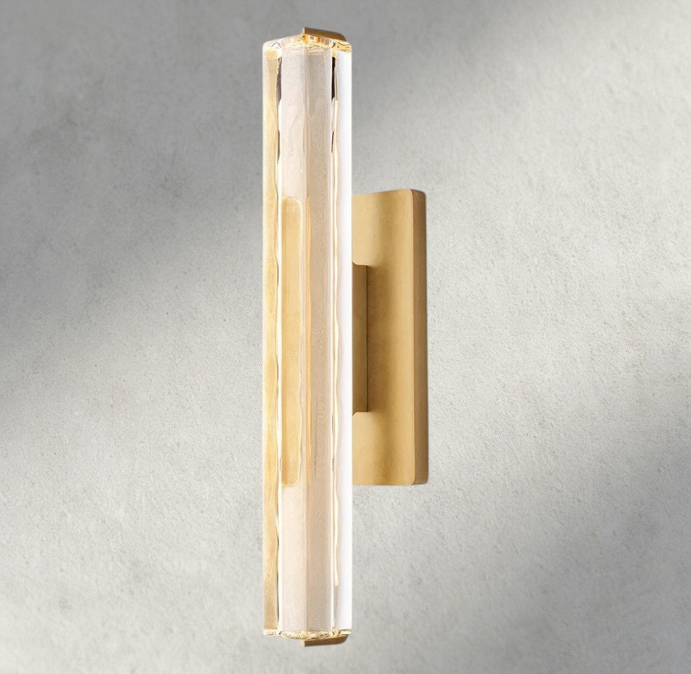 Audubon Crystal Single Sconce-Jecanoli