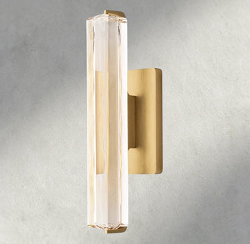 Audubon Crystal Single Sconce-Jecanoli