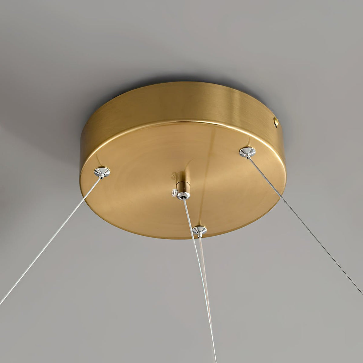 Austen Alabaster Chandelier - 6 heads D 60cm x H 15cm / ∅ 23.6″ x H 5.9″Brass＆WhiteJecanoli