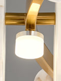 Austen Alabaster Chandelier - 6 heads D 60cm x H 15cm / ∅ 23.6″ x H 5.9″Brass＆WhiteJecanoli