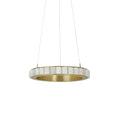 Avalon Alabaster Round Chandelier - 15.7″Dia x 59″HCopperWarm White-Jecanoli