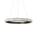 Avalon Alabaster Round Chandelier - 39.4″Dia x 59″HCopperWarm White-Jecanoli