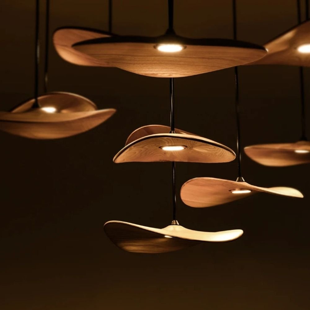 Bidi Multi Light Pendant Chandelier-Jecanoli
