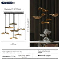 Bidi Multi Light Pendant Chandelier-Jecanoli