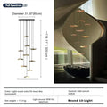 Bidi Multi Light Pendant Chandelier-Jecanoli