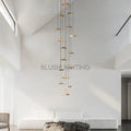 Bidi Multi Light Pendant Chandelier-Jecanoli