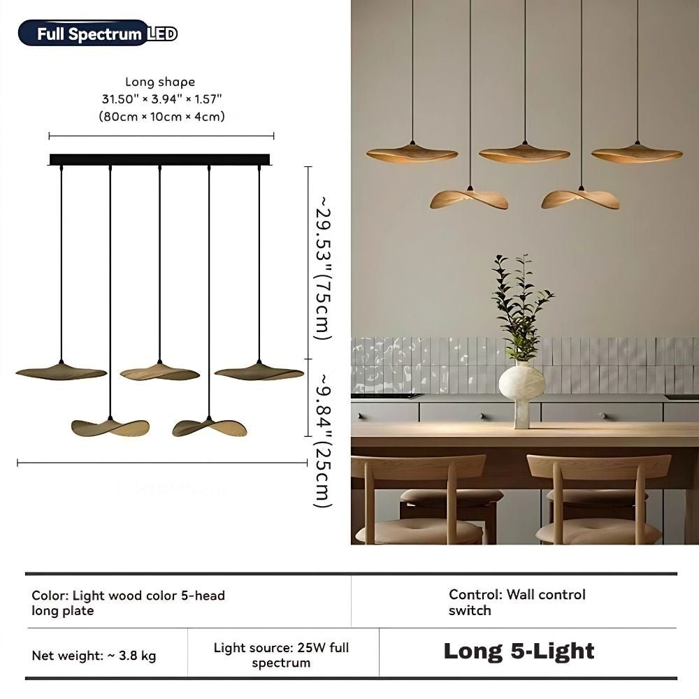 Bidi Multi Light Pendant Chandelier-Jecanoli
