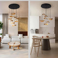 Bidi Multi Light Pendant Chandelier-Jecanoli