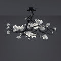 Black Branch Copper Tree Chandelier-Jecanoli