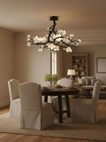 Black Branch Copper Tree Chandelier-Jecanoli