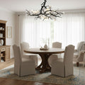 Black Branch Copper Tree Chandelier-Jecanoli