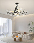 Black Branch Copper Tree Chandelier-Jecanoli