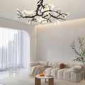 Black Branch Copper Tree Chandelier-Jecanoli