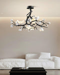 Black Branch Copper Tree Chandelier-Jecanoli