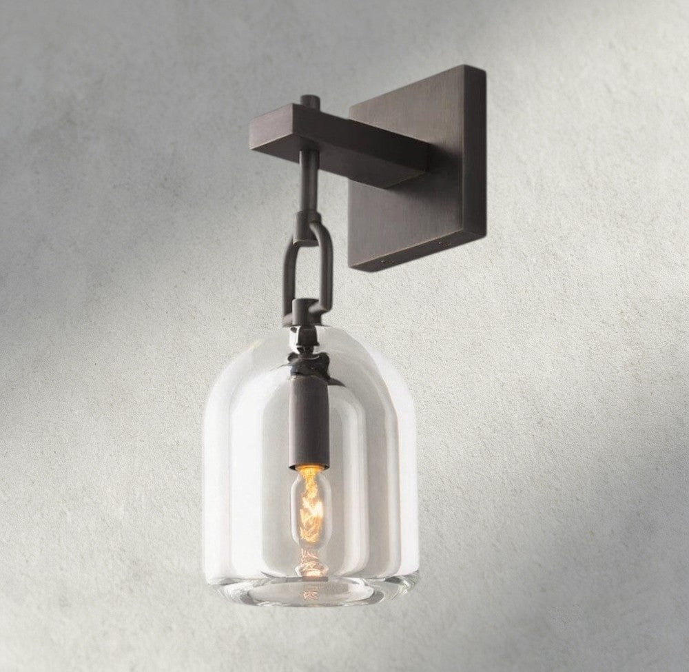 Botanist Cloche Sconce-wall sconce-Jecanoli