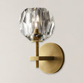 Boule De Clear Crystal Grand Wall Sconce-Jecanoli