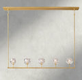 Boule De Cristal Clear Glass Linear Chandelier 48
