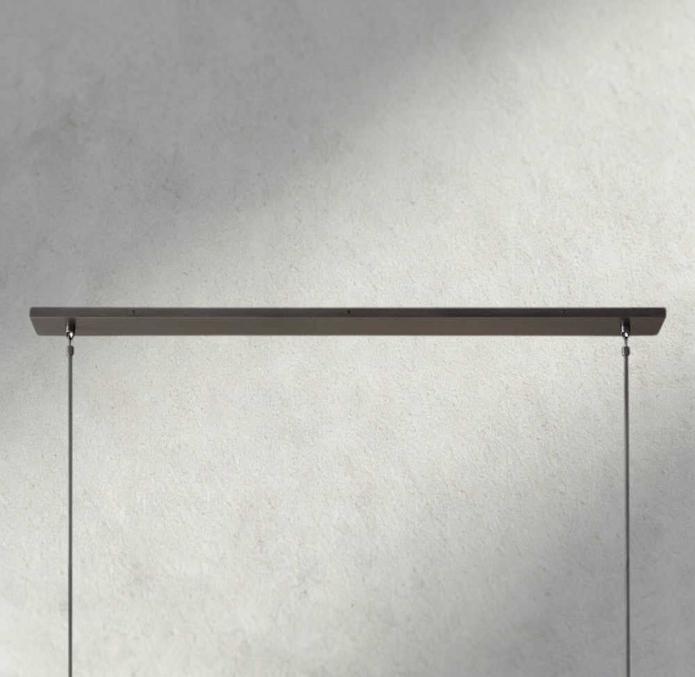 Boule De Cristal Clear Glass Linear Chandelier 48", 60"-Jecanoli