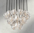 Boule De Cristal Clear/ Smoke Glass Round Cluster Chandelier 14