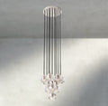 Boule De Cristal Clear/ Smoke Glass Round Cluster Chandelier 14